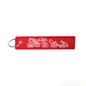 Red Shell Keychain